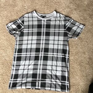 Forever 21 short sleeve checkered shirt